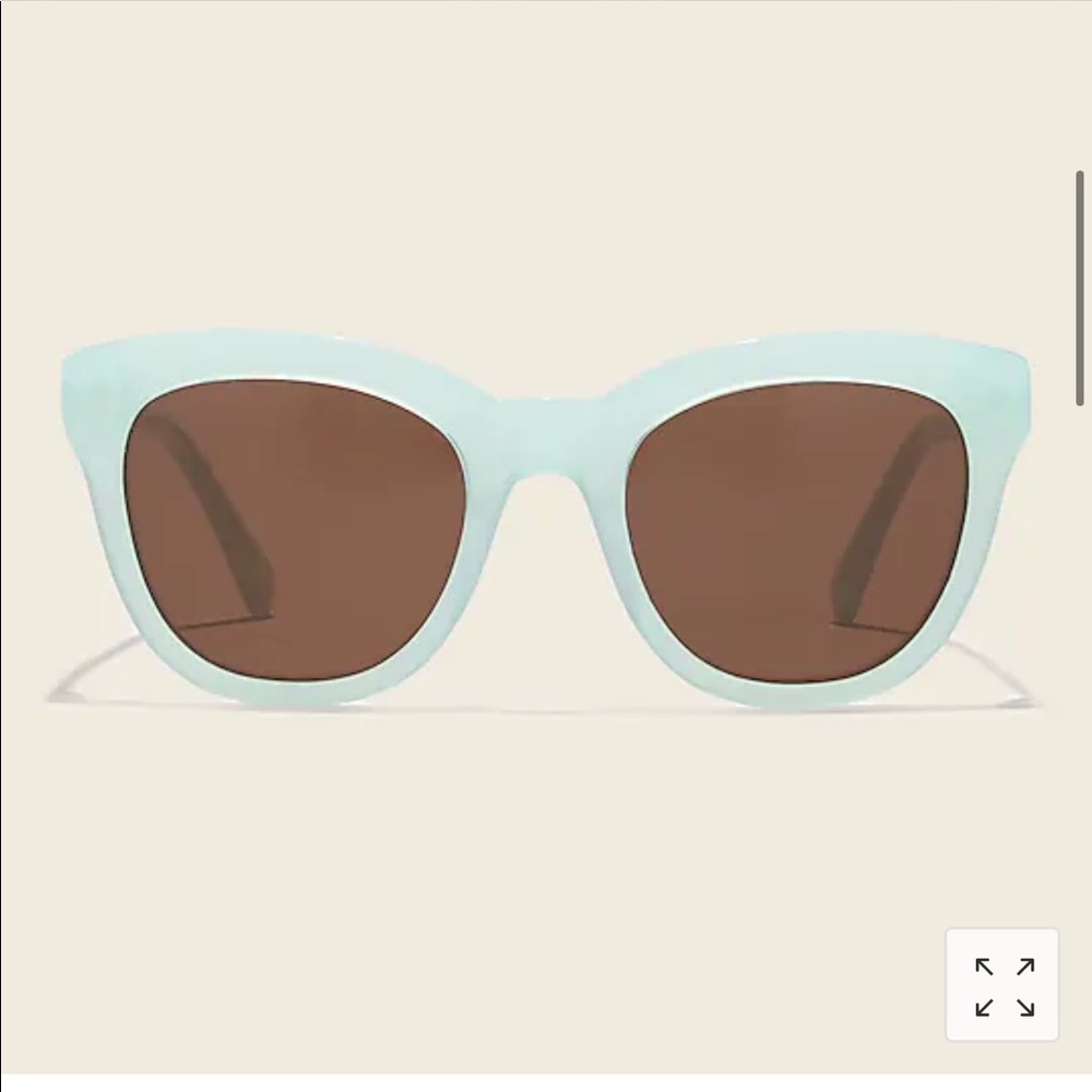 NWT JCrew Cabana Classic Mint Oversized Sunglasses